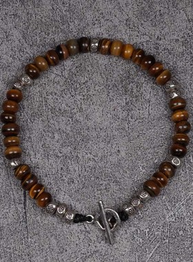 pohier宝喜儿虎眼石手链