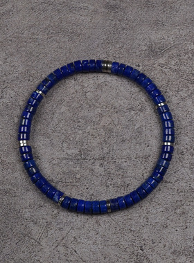 pohier青金石纯银手串