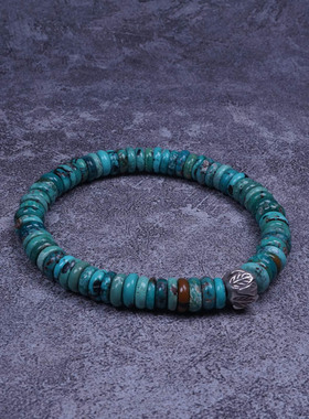 原创设计纯银天然石手链