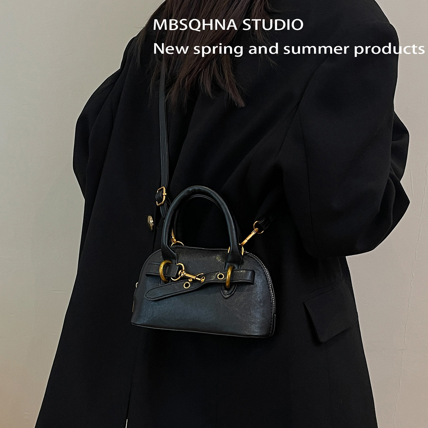 MBSQHNA小众设计包包女2025新款高级感贝壳包复古单肩斜挎手机包,淘宝优惠券,粉丝福利购,淘宝优惠卷
