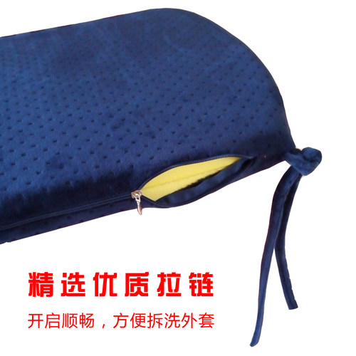 郝眠马蹄形餐椅垫不变形夏季家用可拆洗防滑四季通用记忆棉软坐垫 - 图0
