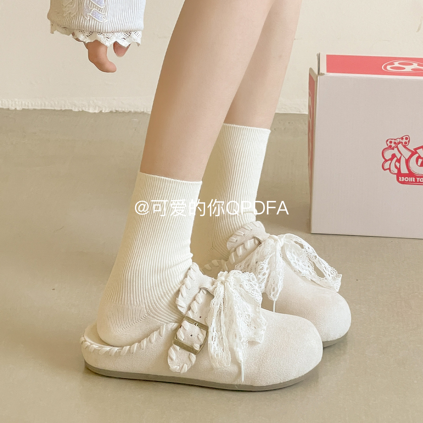 可爱的你超火一脚蹬勃肯鞋半拖鞋2026新款懒人鞋子女鞋休闲包头拖,淘宝优惠券,粉丝福利购,淘宝优惠卷