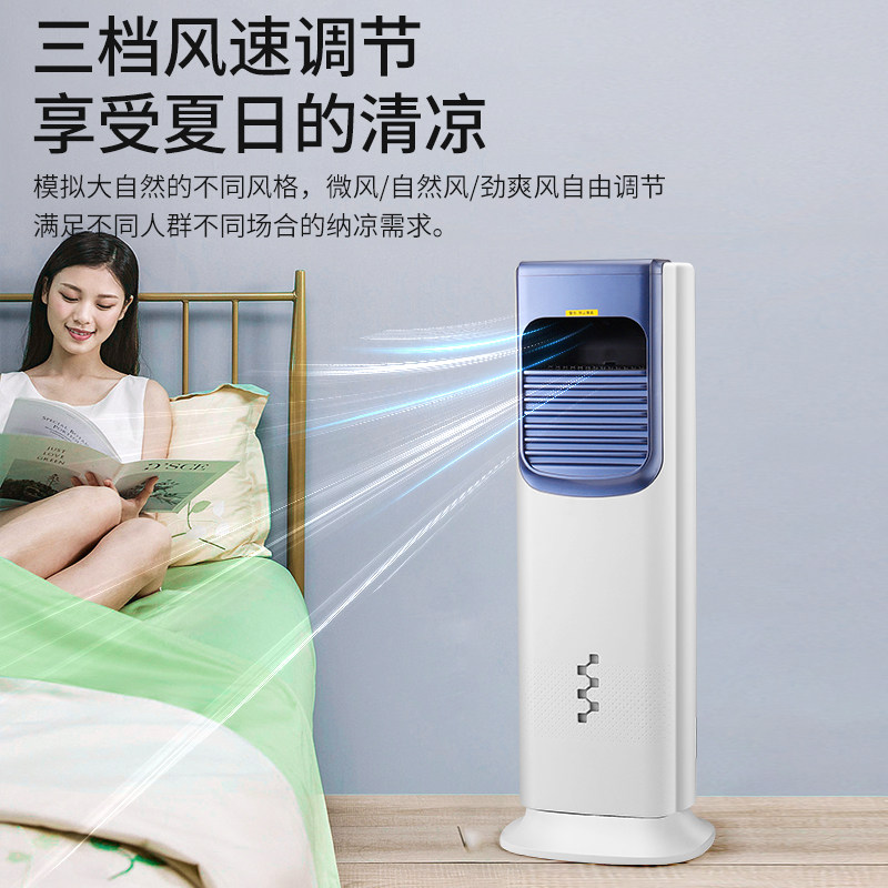 冷暖两用空调扇取暖器家用电暖气扇立式恒温省电室内大面积暖风机