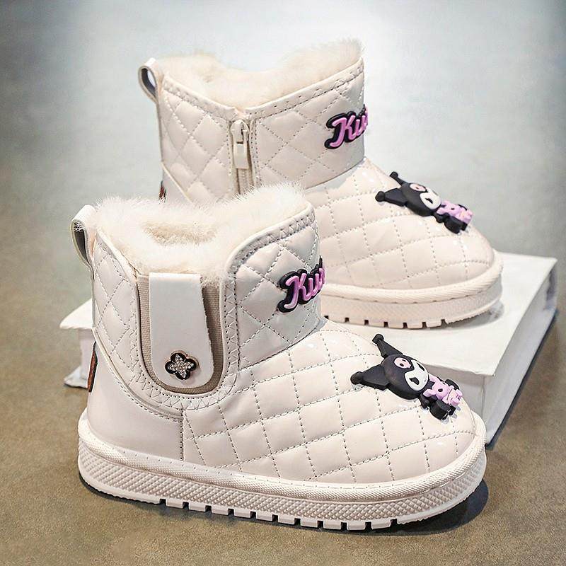 女童雪地靴冬季2025新款儿童库洛米棉鞋中大童加绒加厚小女孩棉靴,淘宝优惠券,粉丝福利购,淘宝优惠卷