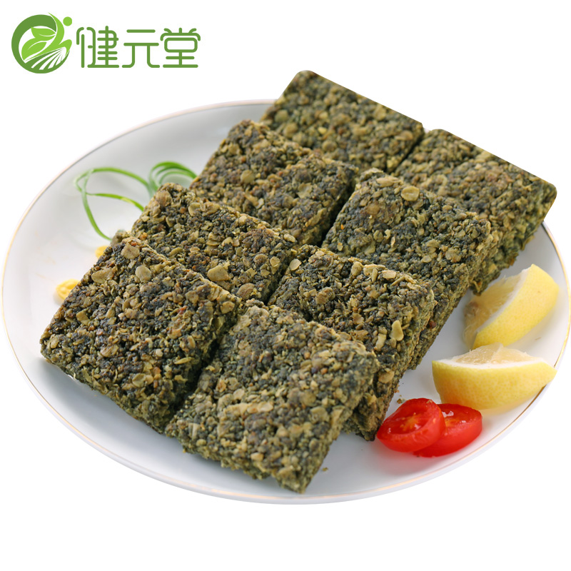 健元堂旗舰店螺旋藻燕麦饱腹代餐压缩饼干杂粮孕妇糖尿人老人木糖醇健康零食品0