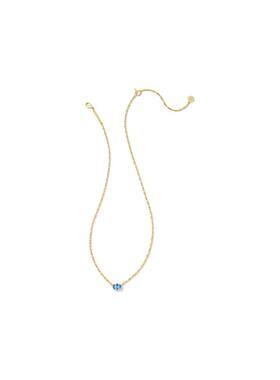 代购Kendra Scott女士项链套装优雅精致华丽柔美金色调单颗宝石