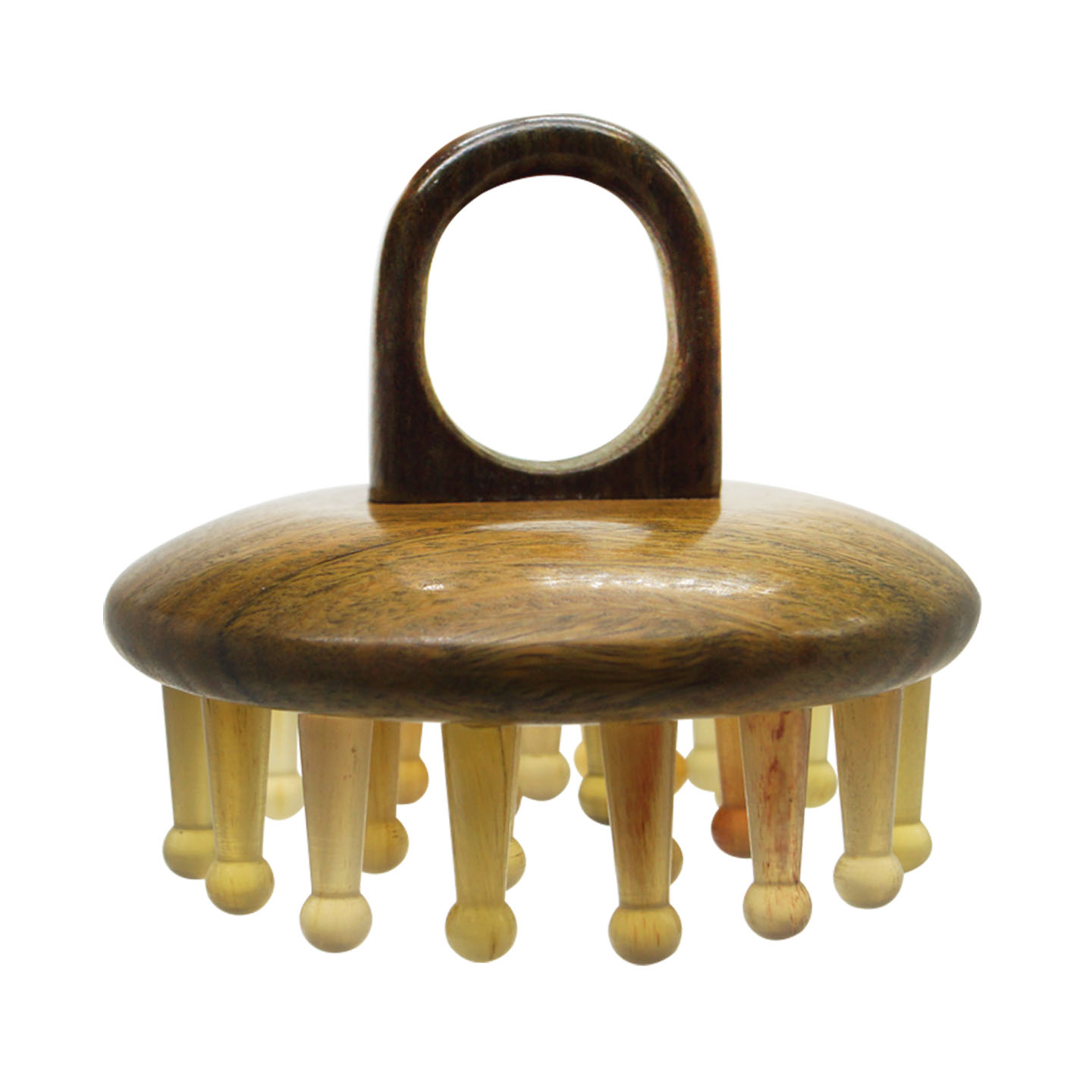 Disc ring comb, massage the head more effortlessly