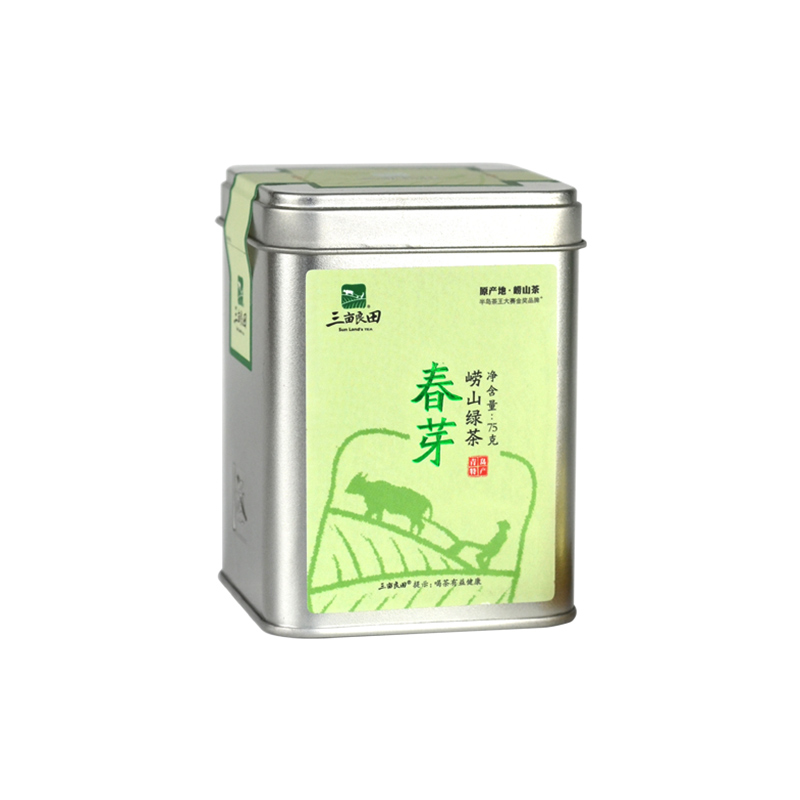 三亩良田崂山绿茶2024新茶头采春茶青岛崂山特产龙须茶叶75g春芽