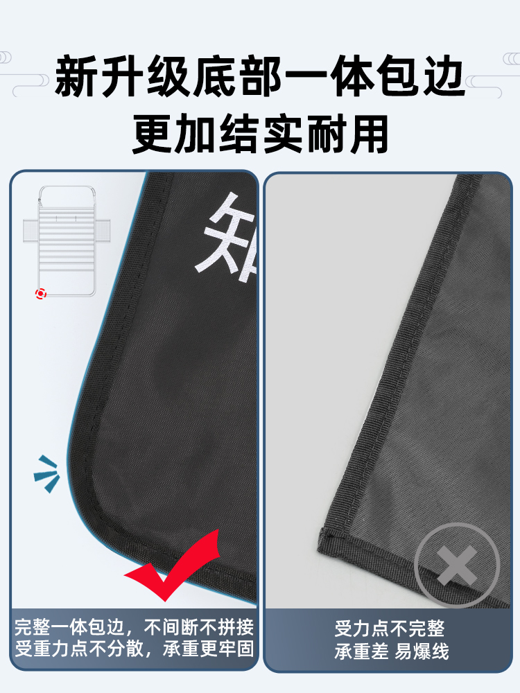 知远书袋课桌收纳学生书桌挂袋侧旁置物架高中生教室初中生桌边带-图0