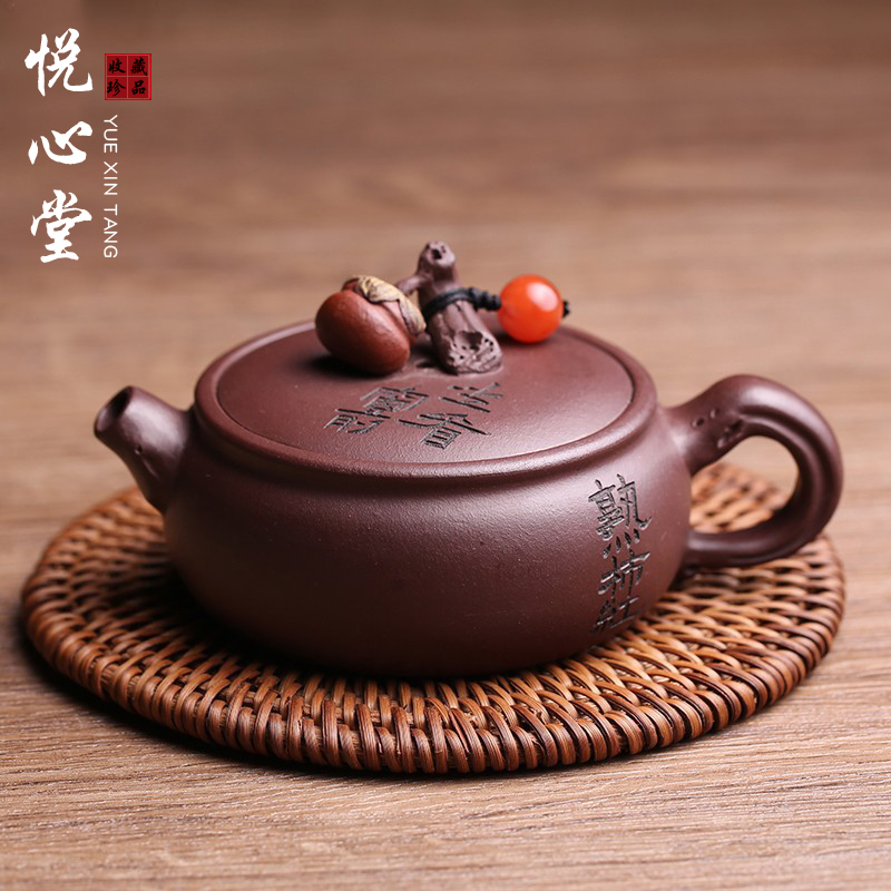 中国宜興 紫砂茶壺 柿子壺 急須 茶道具 - 通販 - gofukuyasan.com