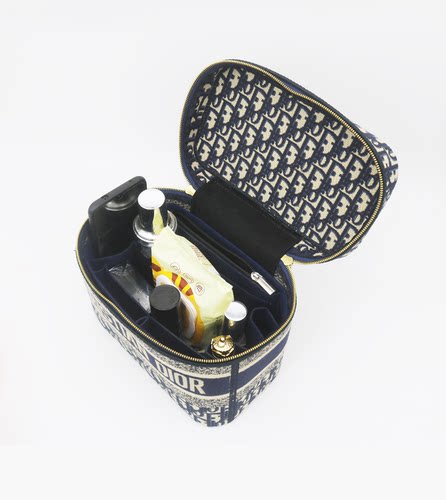 适用迪奥内胆包travel vanity盒子化妆包 超迷你内衬袋收纳包中包 - 图0