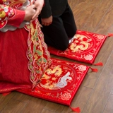 Свадебные колодки на коленях на коленях, коврик для благословения, свадебные припасы Daquan чайные коврики, пара свадеб с подушкой, на коленях и счастливые прокладки