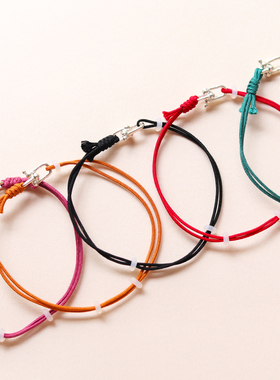 桑蚕丝高档真丝手绳可自由搭配