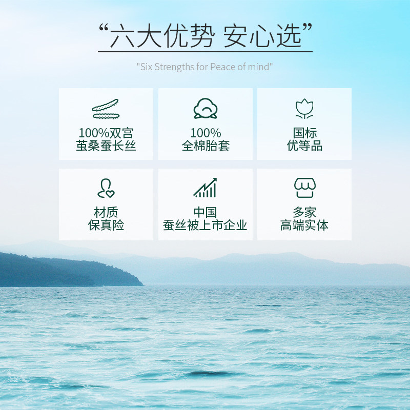 太湖雪100%桑蚕丝被子四季通用3斤 太湖雪蚕丝被