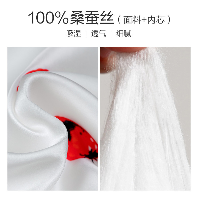 太湖雪100%桑蚕丝夏季可拆卸夏凉被 太湖雪蚕丝被