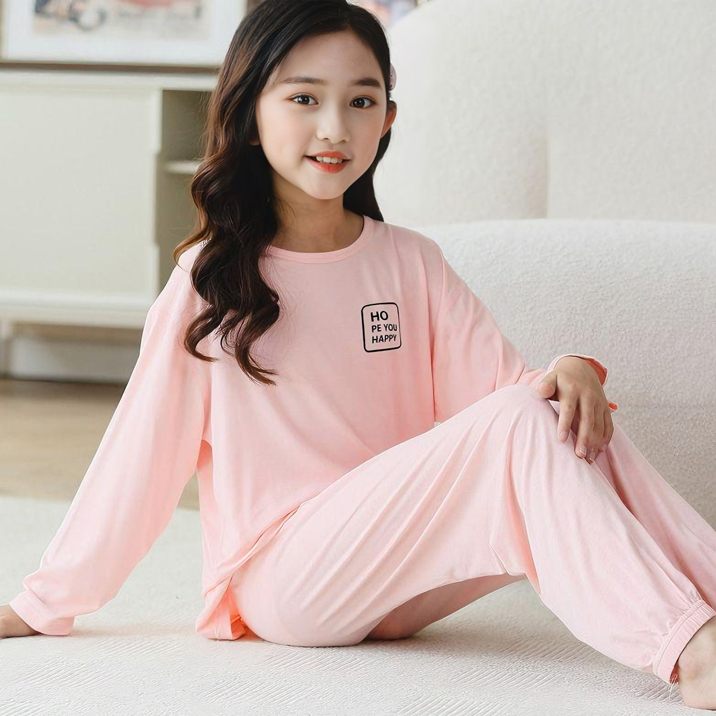 Modal summer soft breathable viscose fiber cartoon