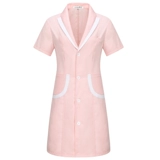 Летний комбинезон, модная униформа медсестры, белый халат, короткий рукав, в корейском стиле, для салонов красоты