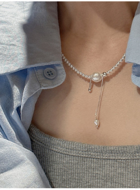 满天星施家珍珠项链女2025新款