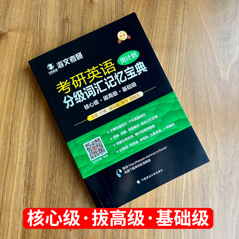 海文考研英语分级词汇记忆宝典周计划付博考研英语词汇书考研词汇速记指南配考研政治数学全程复习考研词汇单词书阅读真题词汇-图2