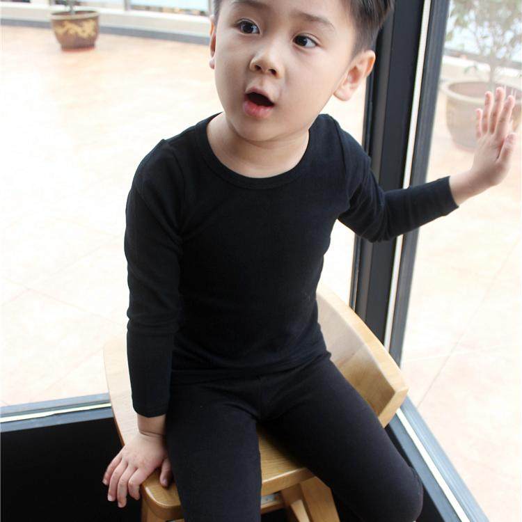 宝宝秋衣秋裤儿童内衣套装纯棉春秋男童女童保暖睡衣纯色3-4-5岁6,淘宝优惠券,粉丝福利购,淘宝优惠卷