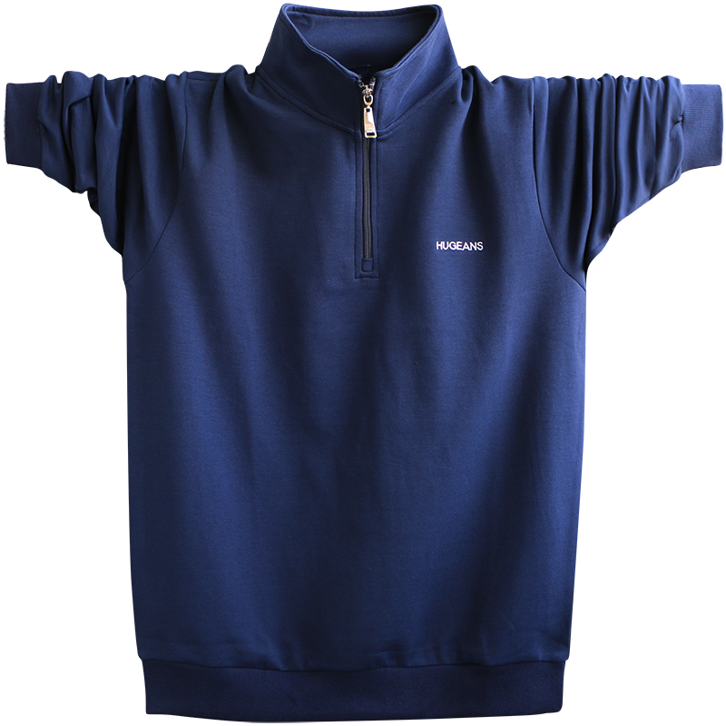 春秋款长袖立领外套男装加肥胖男士卫衣经典简约款宽松装打底衫,淘宝优惠券,粉丝福利购,淘宝优惠卷