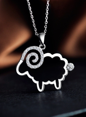 young天使镀银水晶短款新年礼物