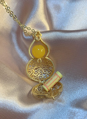 藏宝阁八宝花丝葫芦吊坠