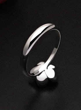 youngwish新款创意925玫瑰花戒指