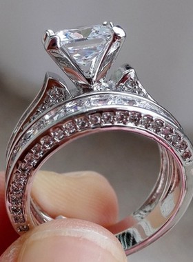 youngwish外贸货源锆石一对首饰