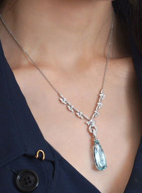 高定钻石项链万能毛衣进口