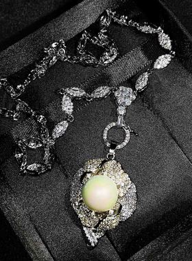 万能镀18k白金珠宝翡翠吊坠扣