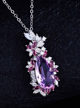 超仙蝴蝶摩根石吊坠女