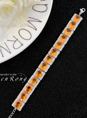 小众轻奢设计摩根石糖果手链