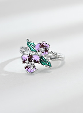 young跨境珐琅彩项链吊坠耳环女