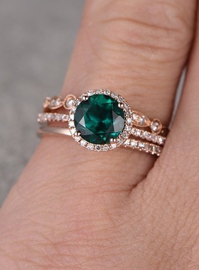 youngwish热卖新品14k订婚玫瑰金