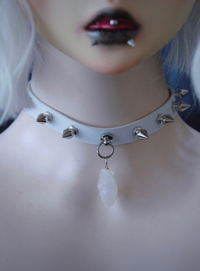 怪糖饰物集原创心脏铆钉choker