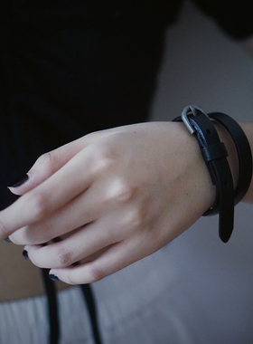 怪糖饰物集优选款暗黑朋克手镯皮