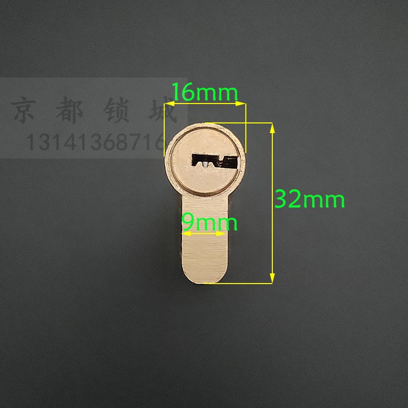 WJ防盗门锁芯 大门卡巴AB纯铜锁芯普通 65中 75偏 90偏 110偏锁芯 - 图1