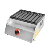 Золотая хрустящая на гриле кишечная колбаса хот -дог Коммерческий чистый красный качели газовый газовый газовый крахмал кишечный киоск для киоска