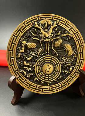 玄关八卦摆件纯铜天官赐福祝福