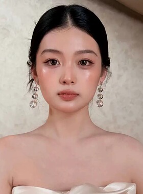 FEEI STUDIO欧美时尚小圆球耳钉高级感轻奢气质耳环新款潮耳饰女