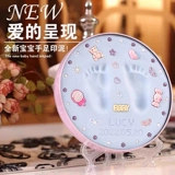 Детские отпечатки рук и ног, чернильная подушечка, отпечаток рук, детский сувенир для новорожденных, подарок на день рождения