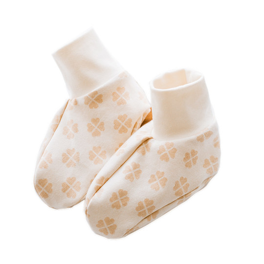 Type A organic cotton baby sleeping bag with pure cotton footmuffs