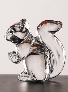BOHEMIA水晶玻璃动物可爱摆件