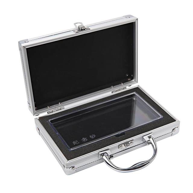 2026 Zodiac Year of the Horse commemorative banknote collection box 100 banknotes aluminum alloy protective box foreign banknotes transparent display 20 yuan collection box whole knife shell storage box coin collection suitcase