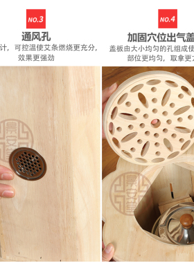 艾灸无烟妇科暖宫会阴理疗坐灸仪
