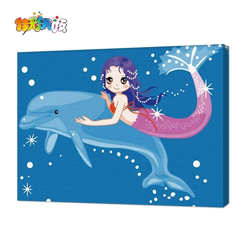 Jiacai Tianyan DIY Цифровая масляная живопись.