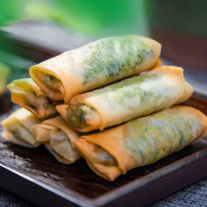 【买4袋赠4袋】手工荠菜肉丝春卷238g油炸小吃冷冻速食批发炸春卷,淘宝优惠券,粉丝福利购,淘宝优惠卷