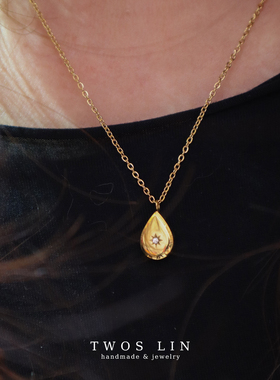 法式温柔六星芒镶钻锁骨链