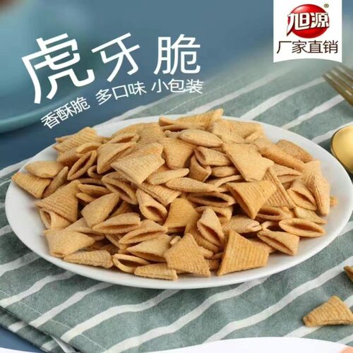 海底旭源虎牙脆妙脆角小包装锅巴休闲小零食虎角脆同款火锅等位捞 - 图1